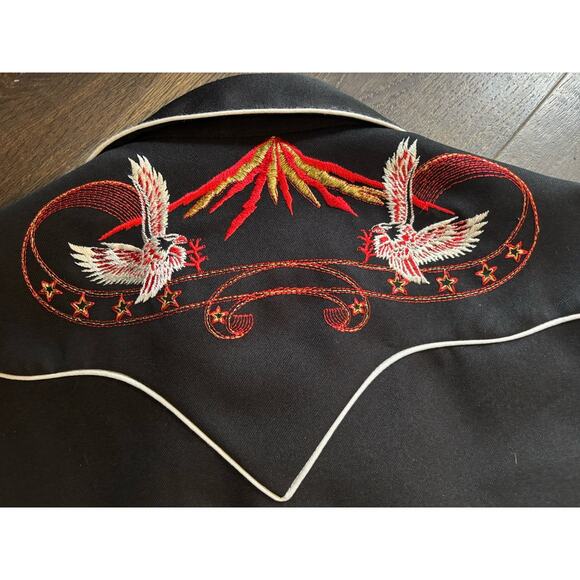 H Bar C Ranchwear Vintage Rockabilly Size 14.5 - Picture 6 of 10